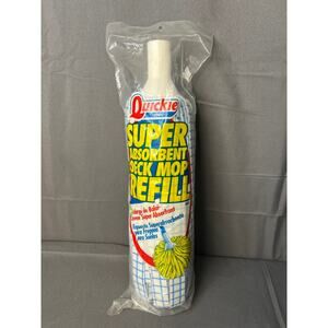 Vintage Quickie Deck Mop Refill NIP 1997 RARE